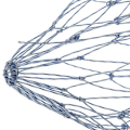 Miniatyrbillede 3 af 4: 4x bærbare Nylon Foldbar Fiskenet Rhombus Mesh Landing Dip Net - 50cm