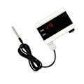 Miniatyrbild 3 av 5: Wifi Temperatursensor Tuya Termometer Detektor Digital Display Hem Smart Life App Alert Frys