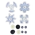 Miniatyrbillede 1 af 5: 4 stk. Angstlindrende Hånd Finger Fidget Spinner Legetøj Resin Form Silikoneform