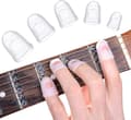 Silikongerskydd för gitarr, 40 stycken 5 storlekar halkfria gummifinger