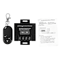 Miniatyrbilde 1 av 5: 30A Enkeltkanals LED-dimmerkontroller med 3-knapps trådløs RF-fjernkontroll for enkeltfarget 505