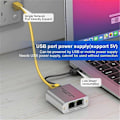 Miniatyrbild 2 av 5: Ethernet Splitter 1 till 2 Höghastighets Gigabit Ethernet Switch 2 Port Internet RJ45 LAN Splitter för Ca