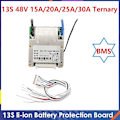 Pikkukuva 2 / 5: 13s 48v 20a Ternary Lithium Battery Protection Board Bms Same Port With Equalization Temperature Co