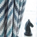 Miniatyrbillede 3 af 4: Blackout Gardiner Mosaik Print Wave Isoleret Vindue Paneler Stue Soveværelse Køkken 1stk
