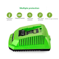 Miniatyrbild 3 av 5: 40V Litiumbatteriladdare för GreenWorks 29482 G-MAX 40V - Batteri 29472 29482 29652 G40825 EU Pl