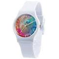 Pikkukuva 1 / 7: Kello nuorille tytöille Kvartsikäyttöiset rannekellot Super Soft Resin Watch Band