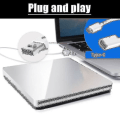Miniatyrbilde 2 av 4: Macbook Pro Air Mac Pc Bærbar Usb-grensesnitt Ekstern Spor I Cd/dvd Optisk Stasjon