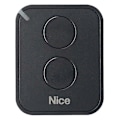 Pikkukuva 1 / 5: NICE FLO2RE -kaukosäädin porttien ja autotallien automatisointiin, ON2E/A -lähetin kahdella painikkeella (NICE RB400- ja NICE RB1000 -porteille), musta