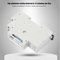 Miniatyrbild 4 av 5: Rail Time Switch Intelligent DIN Rail Timing Control Switch TM610C Timer Relay 220V för gatubelysning