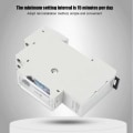 Miniatyrbillede 4 af 5: Rail Time Switch Intelligent DIN Rail Timing Control Switch TM610C Timer Relay 220V til gadebelysning