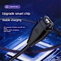 Miniatyrbillede 3 af 5: USB-kabeloplader kompatibel med Garmin Fenix 7 7s 7x 6 6s 6x 5 5s 5x Forerunner 935 945 245 Approach S10 S40 Quatix Vivoactive Vivomove Vivosport