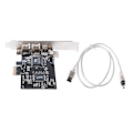 Pikkukuva 3 / 5: Video Capture -laajennuskortti PCIe 3x 1394A Firewire PCI Express - IEEE 1394