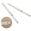 Miniatyrbilde 1 av 4: 2x LED Lysstripe for Kjøleskap Fryser Rongsheng Hisense Logik Mddz-162a 1629348 Walkbee