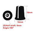 Miniatyrbilde 5 av 5: EQ Dreieknapp Erstatning Equalizer Potensiometer Fader Knotter Skyvestanghette, Knotthette-F