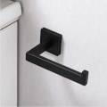 Pikkukuva 2 / 3: WC-paperitelineen seinäkiinnike Kylpyhuoneen paperirullan pidike SUS304 Ruostumaton teräs WC-paperiteline Mattamusta, A2572DG-BK Mattamusta