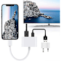 Miniatyrbild 4 av 4: HDMI-adapter, HDMI-adapter för iPhone 1080p Lightning Digital AV-adapter, HDMI-synkroniserad skärm HDMI-kontakt för iPhone & iPad