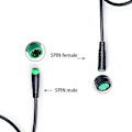 Miniatyrbillede 2 af 5: Elektrisk cykel Ebike 5-polet hun til hun display forlængerkabel connector til midtmotor BBS01