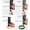 Miniatyrbilde 3 av 5: Bærbar elektronisk diamanttesterpenn for diamant, rubin, agat, jade, edelstener Multi Edelsten Hardhet Testing Tool