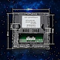Miniatyrbillede 4 af 5: DC 12V-24V Touch Panel LED Lysdæmper Smart Controller Vægmounted Switch (farve: sort) - Yvan