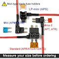 Miniatyrbillede 4 af 5: 4 Typer 12V Add-A-Circuit Adapter og Sikringskit, Sikringsaftapning Sikringsholder med MICRO2 Mini ATC Lav Profil