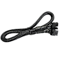 Miniatyrbillede 2 af 5: 2 stk. 8 Pin Til 8 Pin (6+2) Pcie Vga Forsyningskabel Flex 1 stk. Pcie 6pin Han Til 4 Sata Strømforsyning