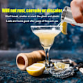 Miniatyrbillede 3 af 5: Cocktailglas, rustfrit vinglas i rustfrit stål, dobbeltvægget vinshaker,