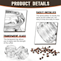 Miniatyrbillede 3 af 5: Kaffeperkolator Glas Top Udskiftning - Glas Perkolator Top til Coleman, Gsi, Texsport, Mereza Percola