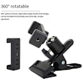 Miniatyrbild 3 av 5: Gitarr toppklämma, gitarrtelefonhållare smartphone, 360 graders rotation mobiltelefonklämma klämfäste för el- eller akustisk gitarr