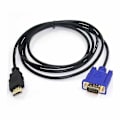 Pikkukuva 2 / 3: HDMI-VGA-sovitinkaapeli VGA-HDMI-sovitin D-sub-HDMI-näyttö 15-napainen sovitin HDMI-uros-VGA-uros liitäntäkaapeli lähetin yksisuuntainen lähetys