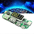 Miniatyrbild 3 av 5: 18650 Litiumbatteri Digital Display Laddningsmodul med Display Boost Modul