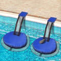 -pool Frog Log 2-pak, flugtrampe til vilde dyr, flydende dyredningsrampe, reducerer poolens vedligeholdelsesbehov
