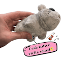 Miniatyrbillede 3 af 3: Sørgelig Hamster Plysjlegetøj | 2024 Sørgelig Hamster Meme Plysjlegetøj med Indbygget Lyd