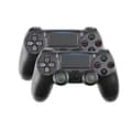 2-pack PS4-handkontroller för Playstation 4 Svart