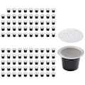 Miniatyrbillede 2 af 5: 100 Sæt Genopfyldelige Kaffekapselkopper Nespresso Pod til Nescafe Automatisk Kaffemaskine