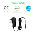Pikkukuva 3 / 5: 12V myVolts -vaihtovirtalähde, yhteensopiva Audio-Technica AT-LP60XBT-BK -levysoittimen kanssa