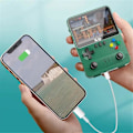 Miniatyrbillede 4 af 5: X9 Håndholdt Spilkonsol 3,5 Tommer 10000 Spil Arcade Spil 6000MAh med Power Bank Funktion til 11 Simulatorer A
