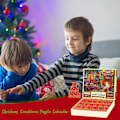 Miniatyrbillede 4 af 5: Julepuslesjælk Kalender 2024, 1008 Brikker Puslespil Blindboks 24 Dage Jule Nedtælling-B-