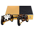 Pikkukuva 4 / 4: Kultainen kiiltävä iho-tarra Xbox One -konsolin ohjaimelle + Kinect-tarra vinyyli