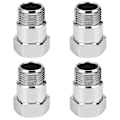 Miniatyrbilde 1 av 4: 4x O2 Oxygen Sensor Restrictor Fitting Med Justerbar Gassflyt Innsatser Cel Fix Bung M18 X 1.5 Oxyg