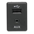 AUX-ljudjack USB-gränssnittsportmodul för fordon