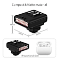 Miniatyrbillede 3 af 5: IR-lys USB-genopladelig infrarød nattesyn infrarød belysning udskiftning til DSLR-kamera Ph