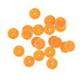 Miniatyrbillede 5 af 5: 20 stk./lot 2 mm hul orange plastik remskive til DIY RC legetøjsbil flytilbehør