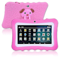 Miniatyrbilde 1 av 3: 7\" Barnetablett Android Tablett PC 8gb Rom 1024*600 Oppløsning Wifi Barnetablett PC, Rosa