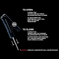Miniatyrbillede 3 af 5: Fidget Lock Pick Sæt i Stål med 4 Pick Profiler & Drejeværktøj - Angstdæmpende Legetøj & Bærbar Låsesmed EDC Gear