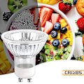 Miniatyrbillede 2 af 5: 5 stk. GU10 35W Halogen Spotlight Pære Dæmpbar, Halogen Reflektorlamper