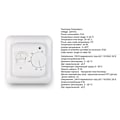 Miniatyrbilde 2 av 5: M5 Mekanisk Romtermostat Elektrisk Gulvvarme Termostat Infrarød Varmeovn med Ekstern Sensorprobe 16A 220V