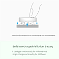 Miniatyrbilde 3 av 5: Bluetooth-tastatur, brettbar trådløst tastatur med berøringsplate for IOS/Android/Windows-nettbrett, mobiltelefon, tast