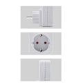 Miniatyrbillede 4 af 5: Intelligent Programmerbar Nedtællings Timer Stik Elektrisk 6HR Stik til USB Interface Switch EU Stik