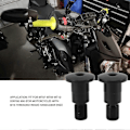 Miniatyrbillede 3 af 5: 2 STK. Motorcykelstyr Bar End Spejl Adaptere M16 Gevind Aluminium Legering til MT07 MT09 MT10 XSR700 900