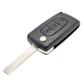 Miniatyrbillede 4 af 5: Til Citroen C2 C3 C4 C5 C6 C8 Bil 3 Knapper Flip Fjernbetjening Nøgle Etui Cover Skal Fob VA2 Blad CE0523 Nøgle Reparationssæt